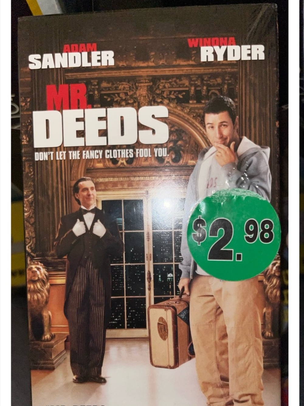“Mr. Deeds”(2002) VHS Tape Sealed Starring Adam Sandler